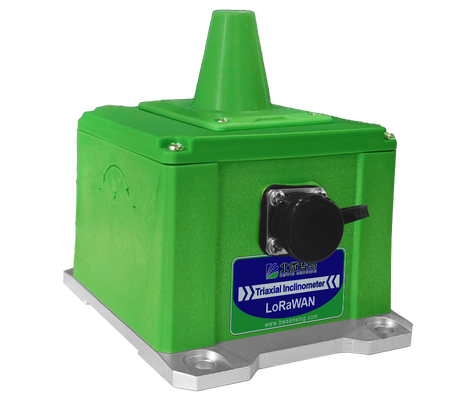jakość  LoRaWAN LWHD-WM400 Long Distance Wireless Inclinometer Accuracy 0.005° fabryka